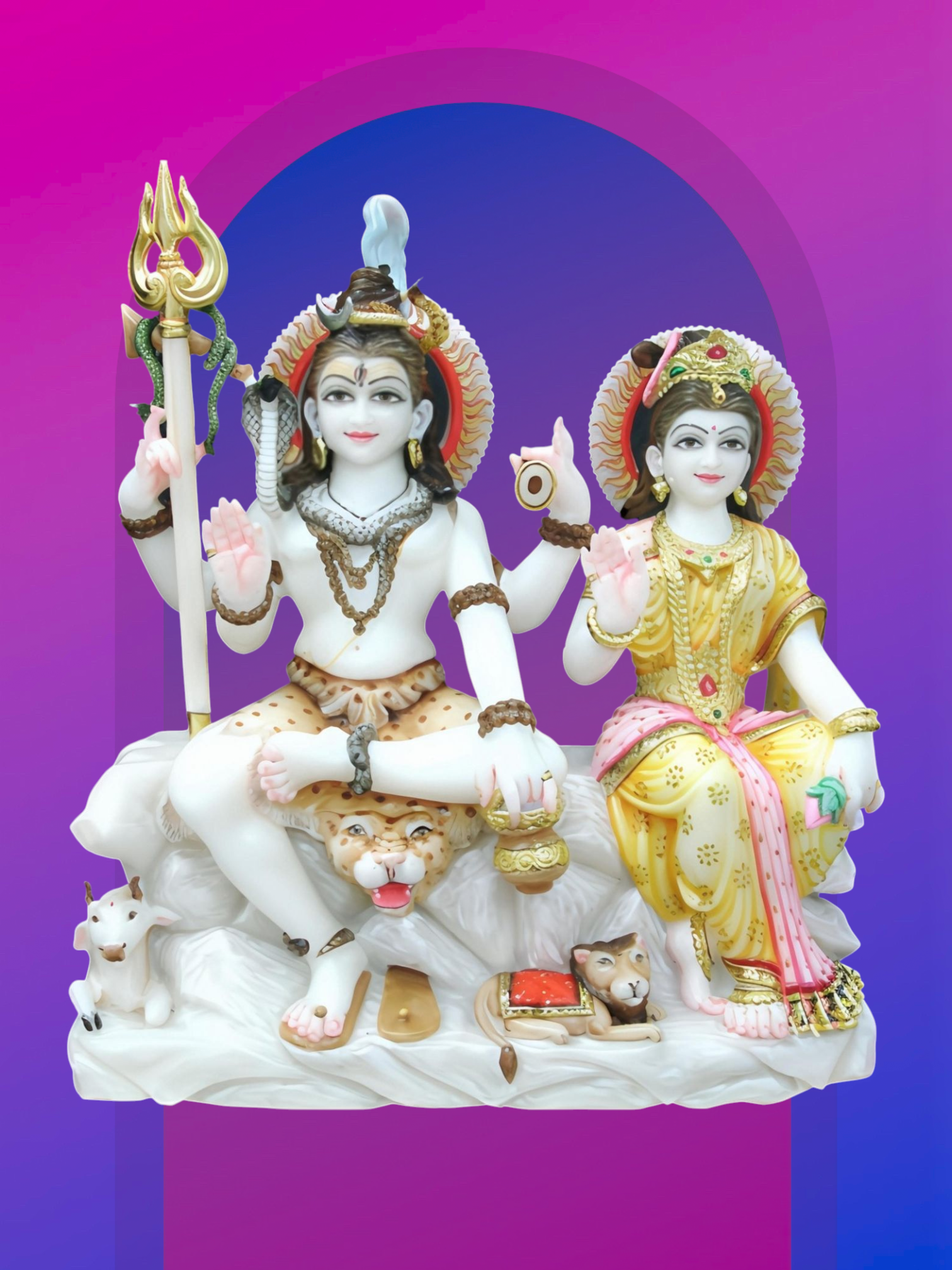 Shiv parivar statue photo 1